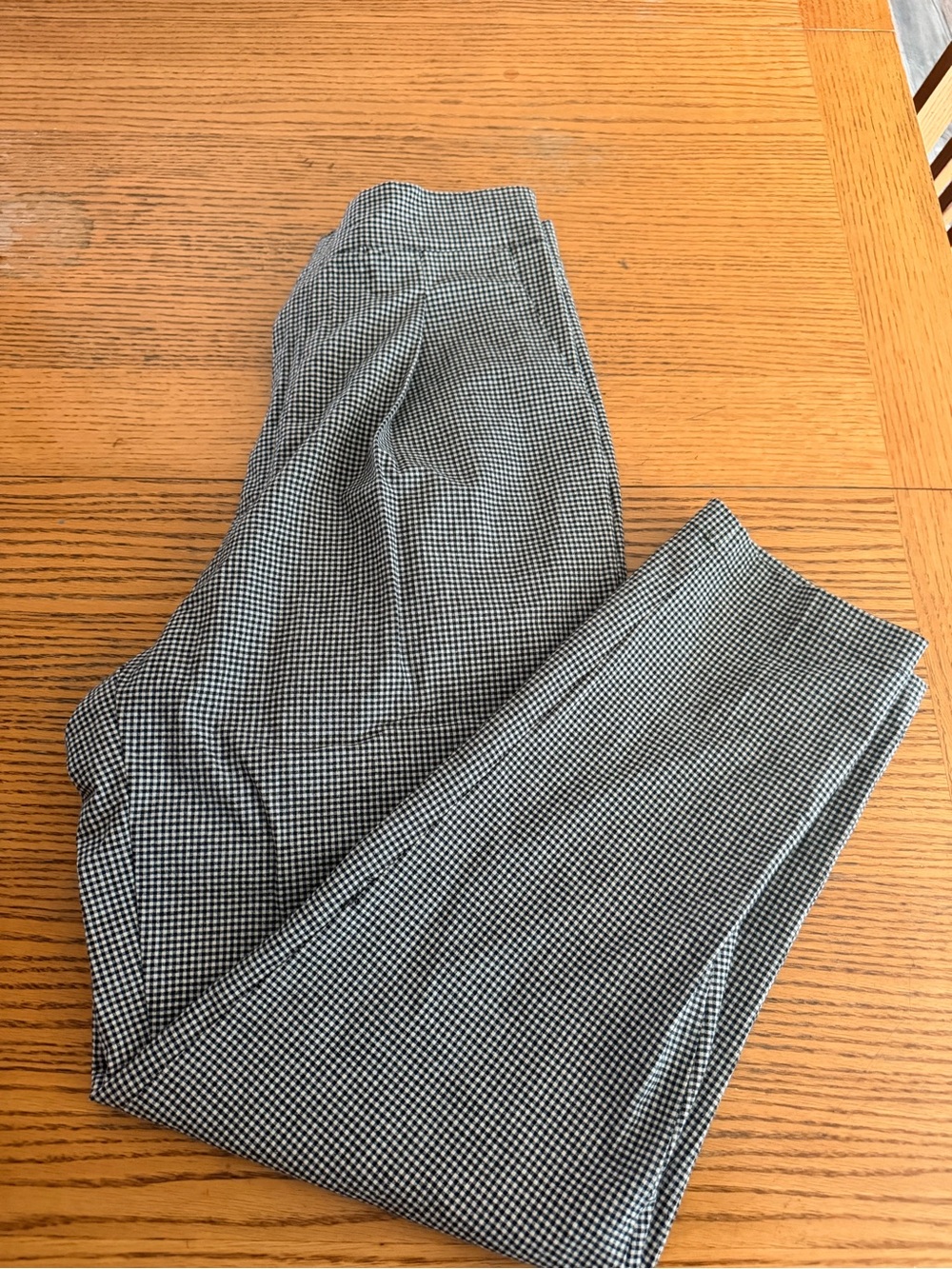 MINKPINK Black and White Checked Chinos